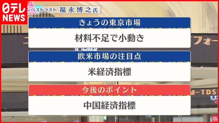 【9月15日の株式市場】株価見通しは？福永博之氏が解説