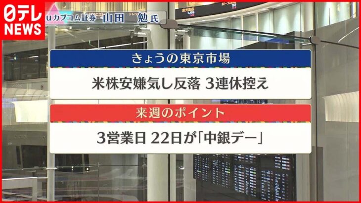 【9月16日の株式市場】株価見通しは？山田勉氏が解説