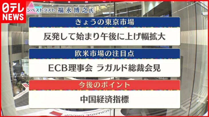 【9月8日の株式市場】株価見通しは？福永博之氏が解説