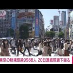 【速報】東京の新規感染9988人　新型コロナ(2022年9月10日)