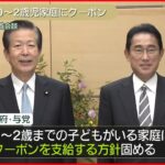 【政府】“子育てクーポン”0～2歳児いる家庭に支給方針