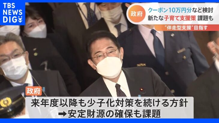 政府の子育て支援策　クーポン10万円分など検討　子育て中の母親からは「現金給付がいい」の声も｜TBS NEWS DIG