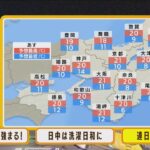 【10月26日(水)】水曜日は秋晴れで朝の冷え込み強まる…大阪の予想最低気温は１１℃【近畿地方】