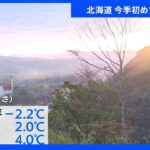 寒い…きょうも列島各地で冷え込み続く　都心は11月下旬の気温　北海道では今季初めて氷点下に｜TBS NEWS DIG