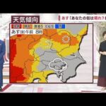 【関東の天気】天気回復「晴れ」最高気温も20℃超に(2022年10月13日)