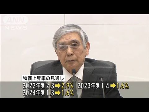 日銀・黒田総裁　大規模な金融緩和策を維持(2022年10月29日)