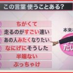 【解説】｢国語に関する世論調査｣新しい使い方も…「ぶっちゃけ」の使用は気になる？