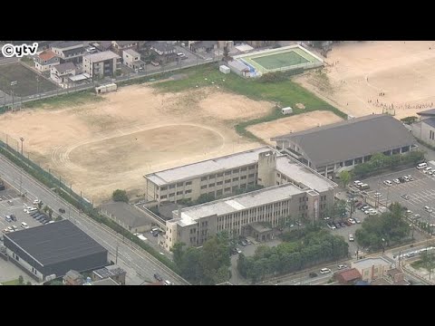 中学校のグラウンドに車で侵入　女性を不起訴処分　滋賀・大津地検