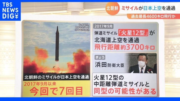 元・自衛隊トップ「アメリカの注意力分散が目的か」“10日間で5回”北朝鮮によるミサイル発射の狙いとは｜TBS NEWS DIG