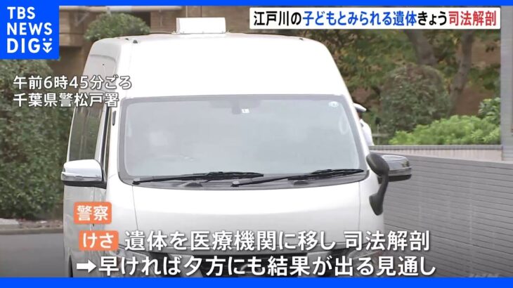 江戸川でみつかった子どもとみられる遺体　司法解剖し松戸市の不明女児との関連捜査　DNA鑑定で身元の特定進める｜TBS NEWS DIG