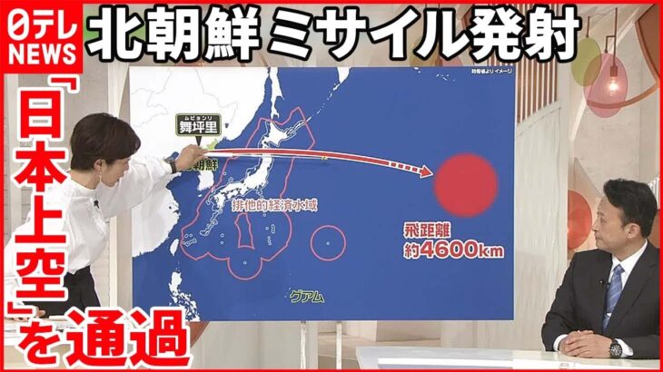 【北朝鮮ミサイル】“過去最長”飛距離で「日本上空」通過 専門家「危険なら迎撃できた」