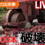 【ライブ】まさかの出来事：ロードローラーで日本円1200万円以上を / アトラクションの円盤が突然落下　など――World Heart Stopping Moments (日テレNEWS LIVE)