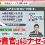 【解説】岸田首相が秘書官に長男を起用 “身内”はダメ？