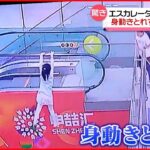 【まさか】泣き叫ぶ女の子 エスカレーターの手すりにぶら下がり身動き取れず