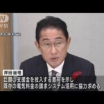 岸田総理　電気料金に「巨額の支援金」の意向示す(2022年10月12日)