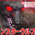 【モンスターウルフ】“赤く光る目”と“鳴き声”で威嚇 害獣対策のオオカミ型ロボットが進化