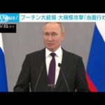 プーチン大統領　ウクライナへの大規模攻撃「当面行わない」(2022年10月15日)