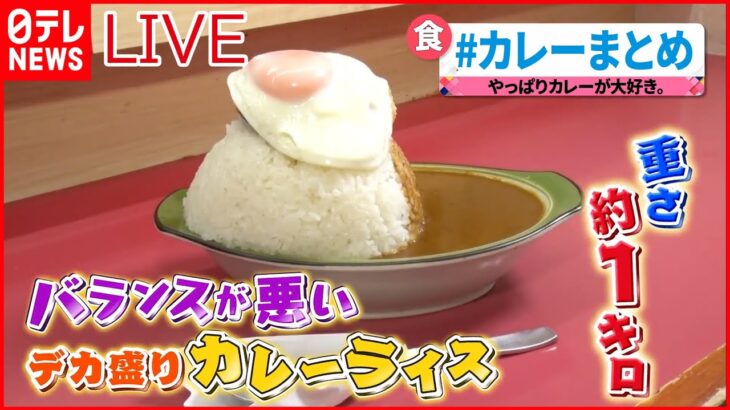 【ライブ】カレーグルメ　”スマトラカレー”/こだわりカツカレー/こくうまカレーパン/下北沢の味　スパイシーカレー　など 　 (日テレNEWS LIVE)