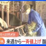 「割に合わない…」酪農家を襲う“三重苦”…エサ高騰、子牛価格暴落、牛乳廃棄　11月から牛乳値上がりで大量廃棄の懸念も｜TBS NEWS DIG