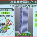 【長周期地震動】“緊急地震速報”に追加へ…高層ビルに注意 取るべき「3つの行動」