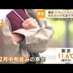 東京は“51年ぶり”冷え込み　クリーニング店に駆け込み客…北海道には“冬の使者”(2022年10月7日)