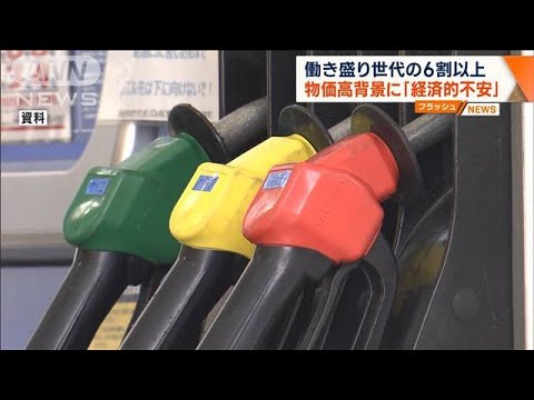 「経済的不安感じる」働き世代が6割以上　民間調査(2022年10月17日)