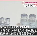 【モデルナ】BA.4とBA.5のワクチン承認申請 新型コロナウイルス