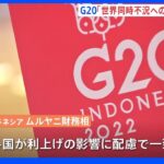 G20閉幕「世界同時不況への危機感」を共有　利上げの影響に配慮で一致｜TBS NEWS DIG