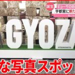 【新たなモニュメント】愛を感じる…「G・Y・O・Z・A」 宇都宮に誕生！