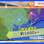 【11月10日　関東の天気】 ＃帯状高気圧 晴れ続く｜TBS NEWS DIG