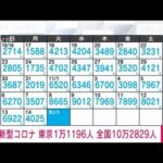 【速報】新型コロナ新規感染　東京1万1196人　全国10万2829人　厚労省(2022年11月15日)