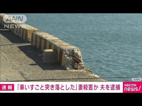 「車いすごと突き落とした」妻を殺害か　夫逮捕(2022年11月3日)