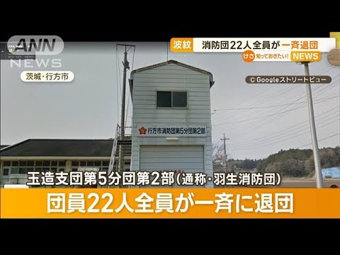 【波紋】消防団22人全員が“一斉退団”　きっかけは…操法競技大会の“順番変更”(2022年11月16日)