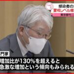 【新型コロナ】“感染者急増に注意必要”都モニタリング会議