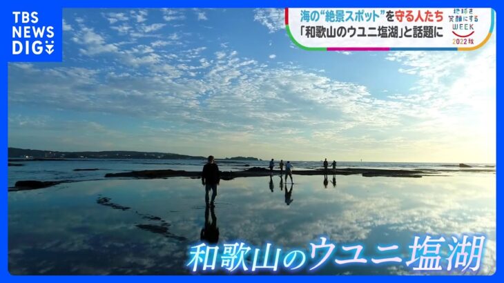 息を飲むような景色…和歌山の“ウユニ塩湖”　地元の人たちが守る“未来に残したい絶景”とは｜TBS NEWS DIG
