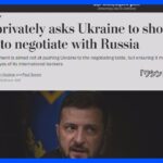 米政権　ウクライナに和平交渉へ前向き姿勢促す　米報道｜TBS NEWS DIG