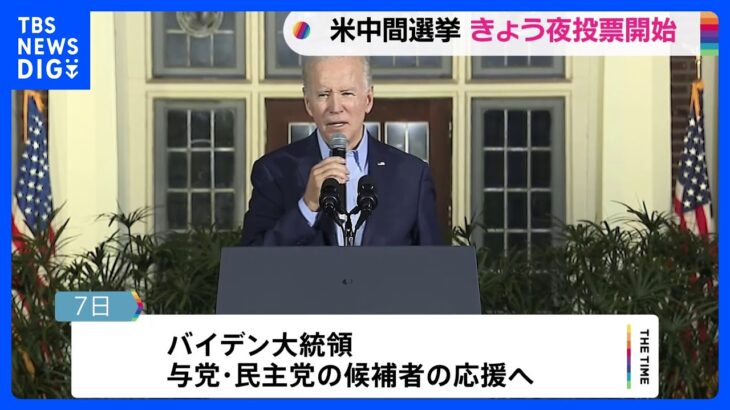 アメリカの政治を左右する中間選挙　日本時間の今夜投票開始｜TBS NEWS DIG
