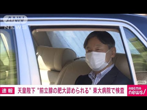 【速報】天皇陛下に前立腺肥大が認められると宮内庁が発表　今月中に再度検査(2022年11月10日)