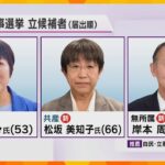 和歌山県知事選告示、新人３人が立候補　人口減少に対処する活性化策・子育て支援策争点　２７日投開票