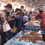 カニ汁が無料でふるまわれる「浜坂みなとカニ祭り」３年ぶりに開催　兵庫・新温泉町（2022年11月13日）