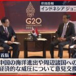 【岸田首相】インドネシア・ジョコ大統領と会談
