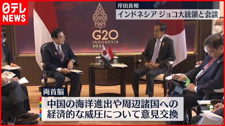 【岸田首相】インドネシア・ジョコ大統領と会談