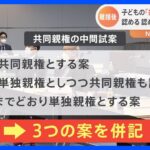 【解説】離婚後の「共同親権」 “両論併記”の中間試案を取りまとめ 法制審｜TBS NEWS DIG