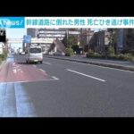 「人が倒れている」川崎市の綱島街道でひき逃げか　男性が死亡　神奈川県警(2022年11月17日)