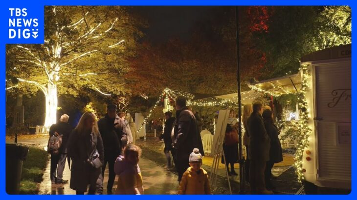 ロンドンの植物園でクリスマスのイルミネーション始まる｜TBS NEWS DIG