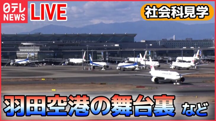 【社会科見学ライブ】アイスクリーム工場に潜入/羽田空港の巨大旅客ターミナル清掃の裏側/東海道新幹線の舞台ウラ など （日テレNEWS LIVE）