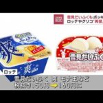 雪見だいふく ポッキー ロッテやグリコ“再値上げ”(2022年11月21日)