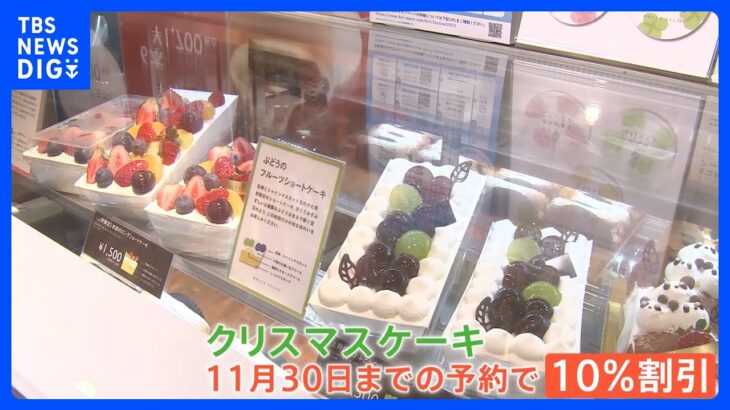 クリスマスケーキもおもちゃも早い予約＝「早割り」が狙い目！5000円以上購入でおもちゃ10%オフ！今ならお得な“クリスマス早割り”大紹介｜TBS NEWS DIG