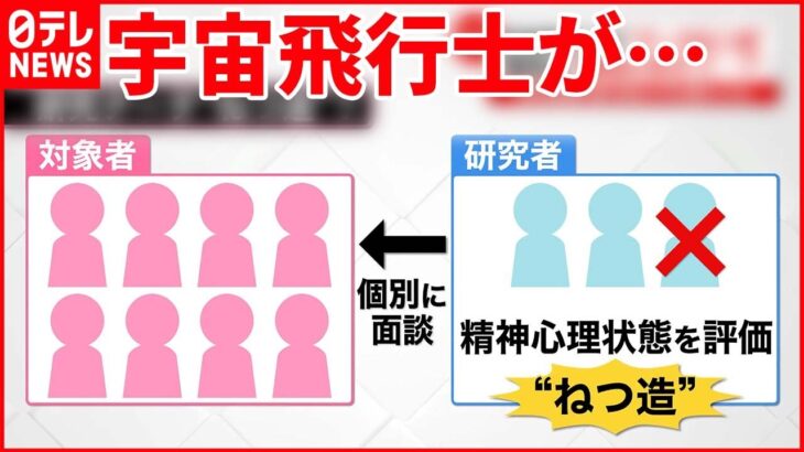 【宇宙飛行士】研究データを“ねつ造” “改ざん”や“計算ミス”も… 「業務が多忙」で？