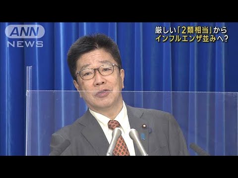 新型コロナ分類見直し「早期に議論を」加藤厚労大臣(2022年11月29日)